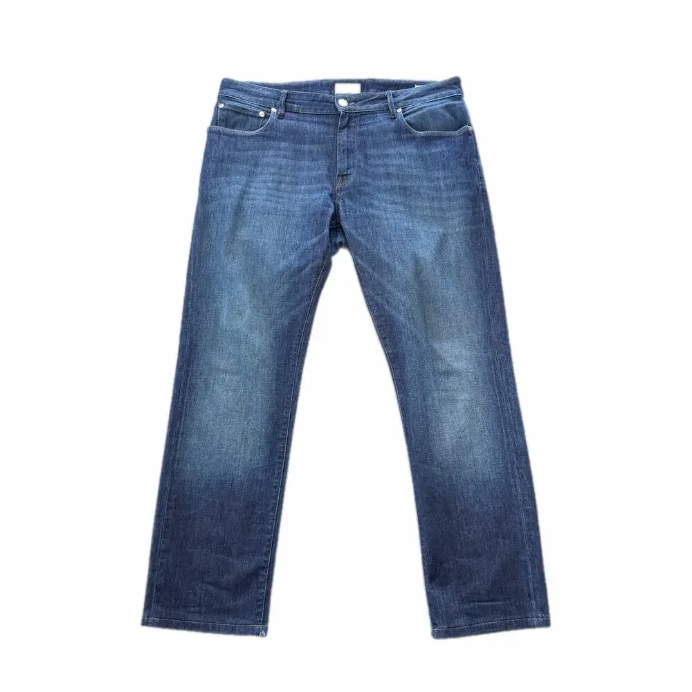 PT05 Men's 35x28 Jazz Regular Fit Classic Straight Leg Medium Wash Denim Jeans